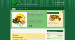 Desktop Screenshot of basilthaikitchen.com